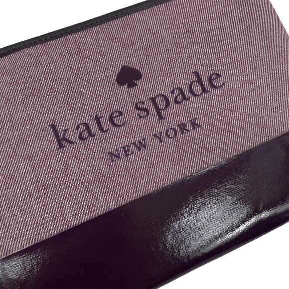 Kate Spade Large Tassel Zip Pouch Clutch Bag Purse Red - Picture 7 of 9